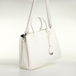 Сумка женская тоут TEXTURA на молнии, 29×11×23 см, однотонная, белая