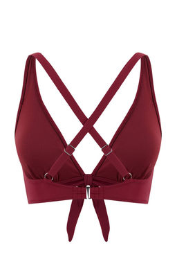 Siyah Ucgen Fiyonklu S?rt Detayl? Kapl? Bikini Ustu TBESS26BU00006 - Trendyolmilla фото 9