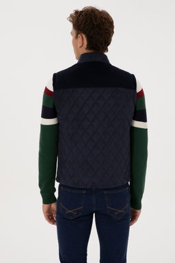 Erkek Lacivert Deri Yelek - U.s. polo assn фото 5