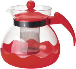 Чайник заварочный Decotto-1500 1,5л с пластиковой ручкой, фильтр из нерж.стали 910107