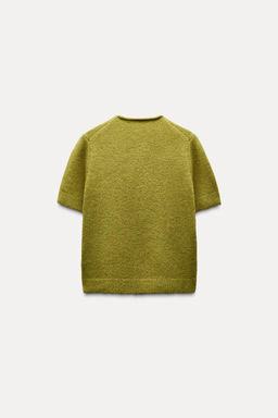 SOFT KNIT SHORT SLEEVE SWEATER - Zara фото 5