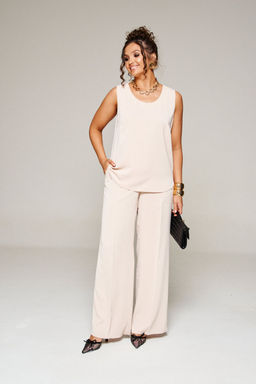 Костюм Beautiful Free 6359 бежевый+чёрный