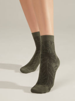 Цена за 2 пары. Носки Классические CONTE CLASSIC Носки женские хаки