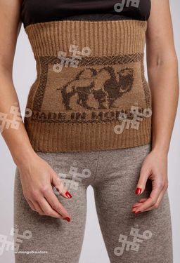 100% шерсть верблюда Пояс вязаный оказывает лечебный эффект