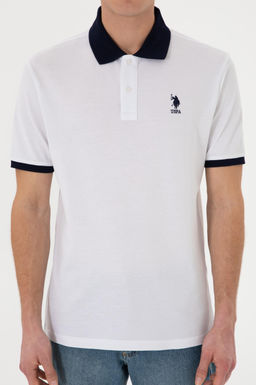 Erkek Beyaz Basic Ti__rt Sepette S_rpriz _ndirim - U.s. polo assn фото 7