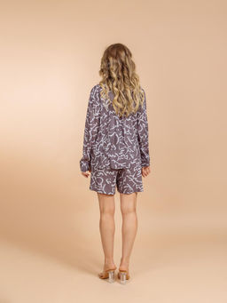 Костюм шорты и блузка (вискоза) №25-228-1 - Ганг фото 7