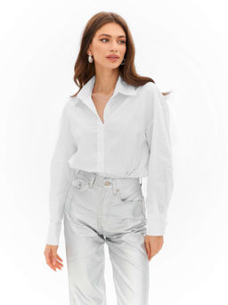 Рубашка Клео (белый) - Nadi bordo фото 9