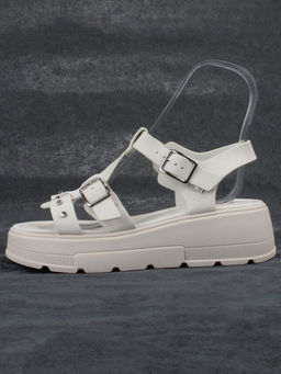 08-PEAG33-1 LT. BEIGE Босоножки женские (натуральная кожа)