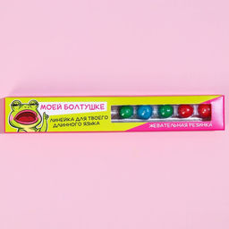 Жевательная резинка Моей болтушке в блистере, тутти-фрутти, 20 г.