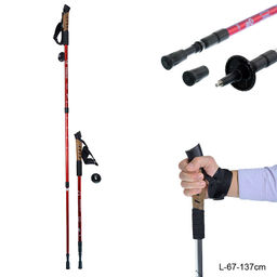 Палки для скандинавской ходьбы / C-103 /уп 5/30/красные - Галеонтрейд фото 3