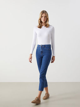 Mom Fit Kad?n Jean Pantolon