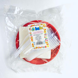 Набор Турист АверПак (вилка, тар цв d-165, стак 100 мл,200 мл, салф по 6 шт), арт. 012095