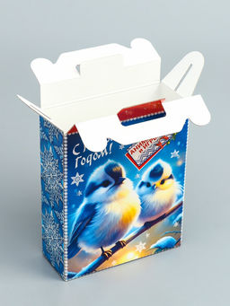 Цена за 3 шт. Подарочная новогодняя коробка Зимняя трель , 16.8?6.8?20.9 см - Simaland фото 4