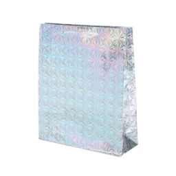 Цена за 12 шт. Пакет подарочный 23х27х7,5 голография / GW-112 /уп 12/960/плотность бумаги 128г/м2 - Галеонтрейд фото 5