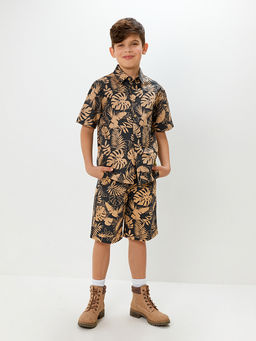 ACOOLA / Сорочка верхняя детская для мальчиков Andresi набивка  фото 3