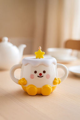 Кружка Star candle, yellow (450 ml)