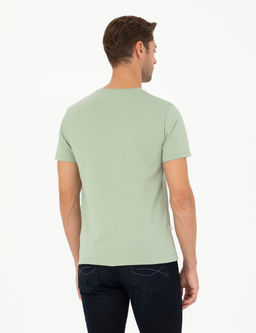 Ye_il Slim Fit Basic Ti__rt