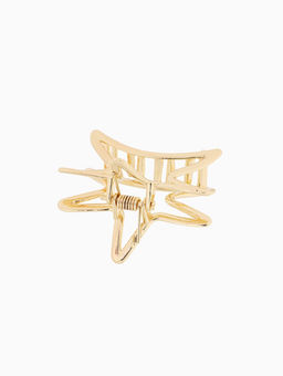 Цена за 2 шт. Крабик для волос «Валери», звезда, 4.5 см, золото