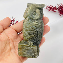 Статуэтка Сова из Лабрадора - Радуга самоцветов фото 2