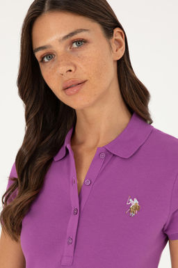 Женская фиолетовая футболка - U.s. polo assn фото 2