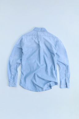 REGULAR FIT DENIM SHIRT - Zara фото 5