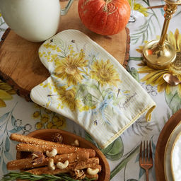 Варежка-прихватка Красоты во всем 20?28 см, саржа, 100% хлопок, ватин 250 г/м?