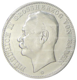 3 марки 1909 года G Германия (Баден)