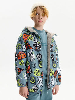 PELICAN, двусторонняя ветровка для мальчиков, Джинс