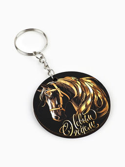 Цена за 6 шт. Брелоки новогодние Новый год 2026, МИКС