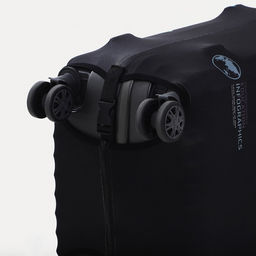 Чехол на чемодан 24, цвет чёрный/разноцветный - Simaland фото 6