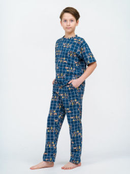 М28/1Д Костюм "Клетка/индиго"