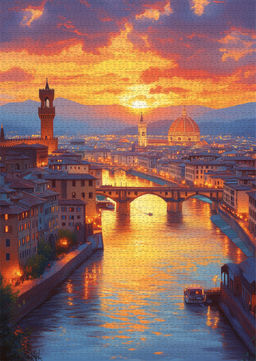 ФРЕЯ Пазл 2000 элемент. PZL-2000/40 Флорентийский закат