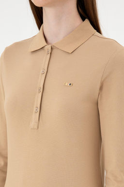 Kad_n Kum Basic Polo Yaka Sweatsh_rt