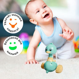 Заводная игрушка Милый утёнок, цвета МИКС - Simaland фото 11