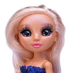 Модная кукла Glam Core, Анна в синем платье Glam Gala, 27 см