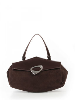 LACCOMA сумка АУ4673-Ф-коричневый натуральная замша хлопок