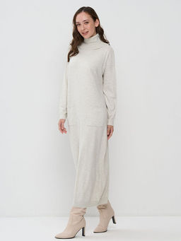 Платье женское 5252-2543. бело-серый