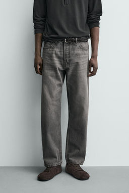 JEANS REGULAR FIT / Gris - Zara фото 11