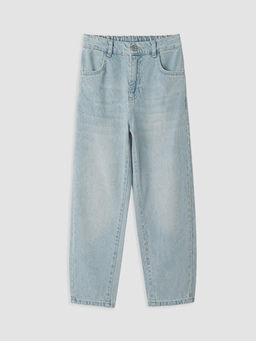 Baggy Fit Erkek ?ocuk Jean Pantolon