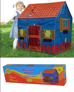 Палатка дет. 95*72*102см "Домик в деревне" (8164) в коробке