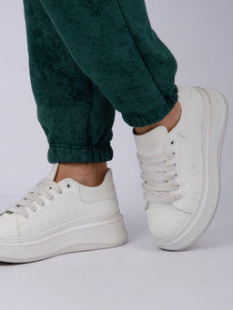 Джоггеры Мистерия 5, футер 3-х нитка начес - Малина фото 64