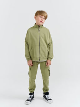 Костюм облегченный с олимпийкой Олива 7+ - Bungly фото 2