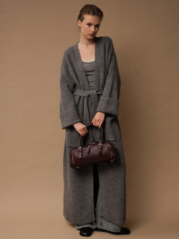 Кожаная сумка Nora DBR 31148 зимняя вишня фото 5