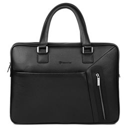 3711-1 black, Мужская кожаная сумка "Деловая", Barcelo Biagi