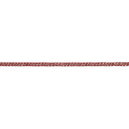 FAYCRAFT Цепочка вязаная декоративная SCJ 3 мм 1 м СК/Распродажа красный/под серебро