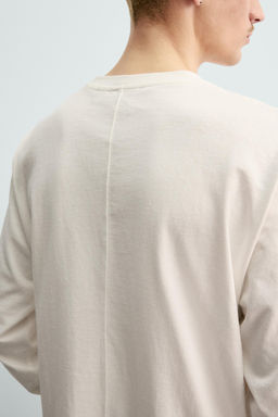 MEDIUM WEIGHT ORIGINS LONG SLEEVE T-SHIRT - Zara фото 6