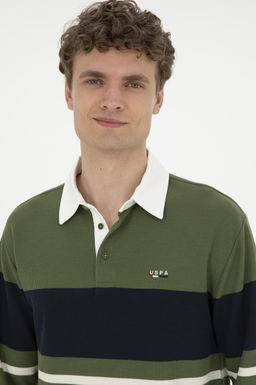 U. S. Polo Assn / Мужской зеленый свитшот - U.s. polo assn фото 2