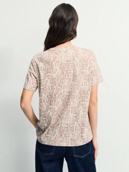 Футболка из хлопка с принтом / Zarina