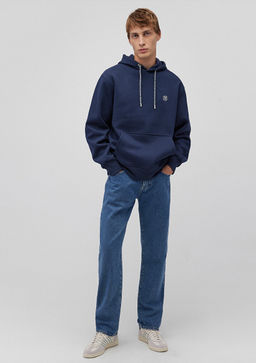 Mavi Logo Nak?sl? Kapusonlu Lacivert Sweatshirt