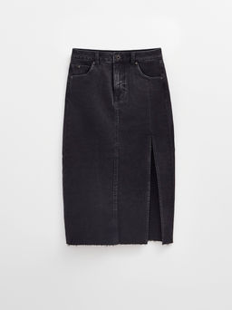 CONTE CON-685 Юбка джинсовая женская washed black - Conte elegant фото 9